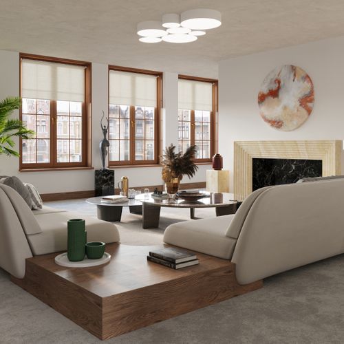 Plafonnier Pvc Blanc E27 2 Arena