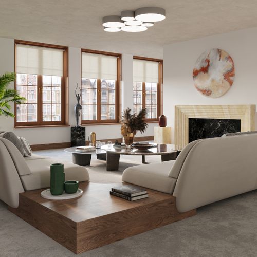 Plafonnier Pvc Gris E27 3 Arena