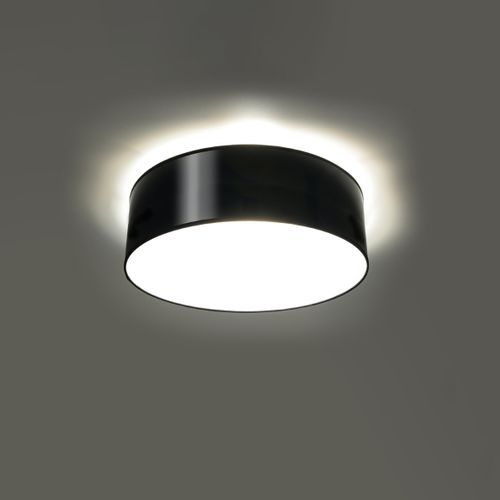 Plafonnier Pvc Noir E27 1 Arena