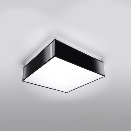 Plafonnier Pvc Noir E27 2 Horus