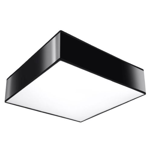 Plafonnier Pvc Noir E27 2 Horus