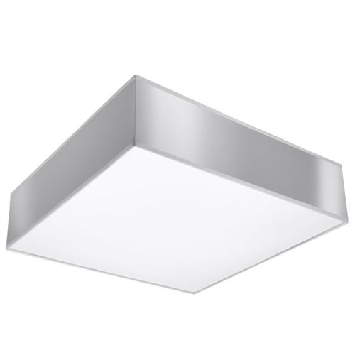 Plafonnier Pvc Gris E27 2 Horus