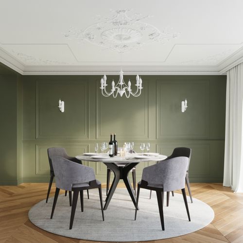 Lustre Acier Blanc E14 5 Minerwa