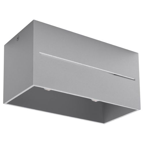 Plafonnier Aluminium Gris G9 2 Lobo