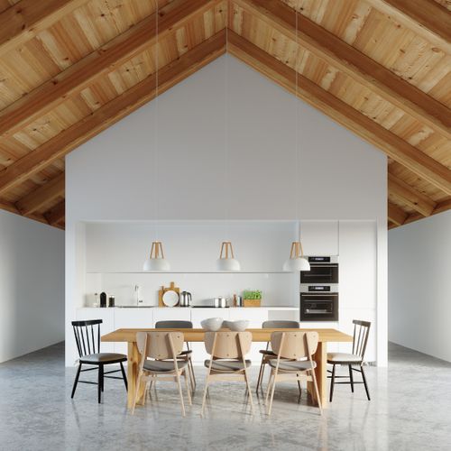 Suspension Acier Blanc/bois Naturel E27 1 Casco