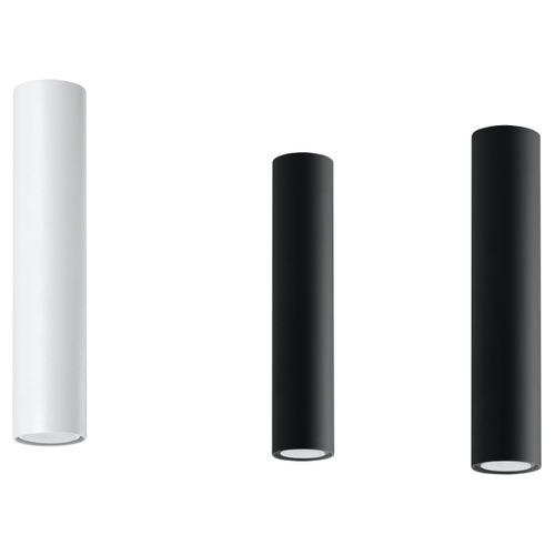 Plafonnier Acier Blanc Gu10 1 Lagos 30