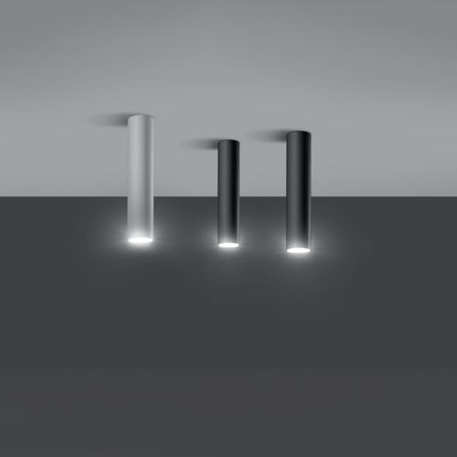 Plafonnier Acier Blanc Gu10 1 Lagos 30