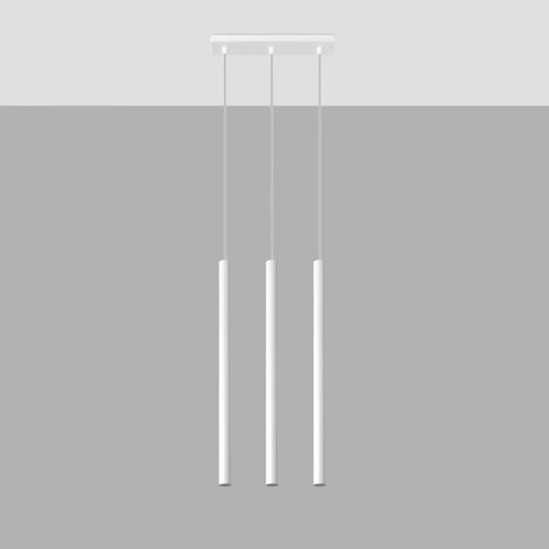 Suspension Acier Blanc G9 3 Pastelo Line