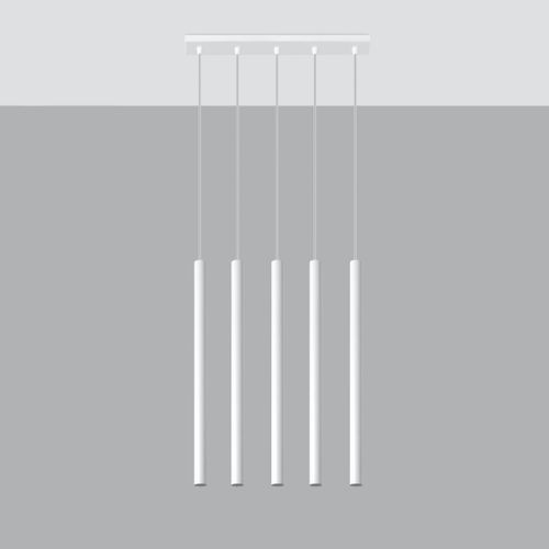 Suspension Acier Blanc G9 5 Pastelo Line