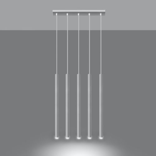 Suspension Acier Blanc G9 5 Pastelo Line