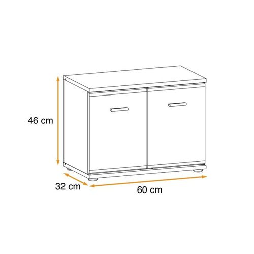Meuble De Rangement "armario" 60cm Chêne