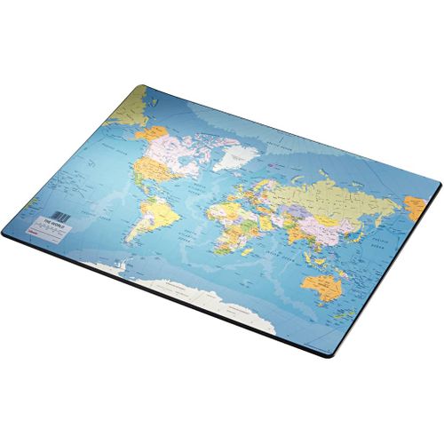 Sous-main Europost Carte Du Monde 40x53 Cm
