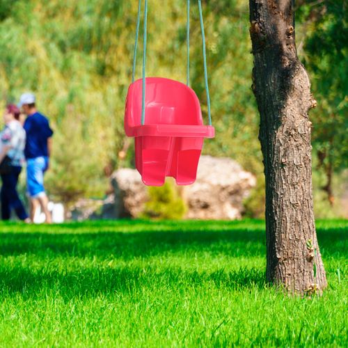 Fraize Balançoire Enfant à Cordes Avec Siège Et Dossier    Rouge