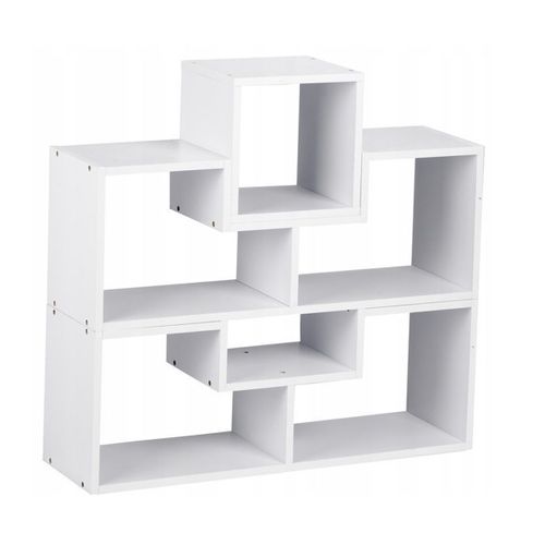 Regla Bibliothèque Scandinave Étagères Modulables 3 Étages    Blanc