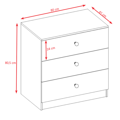 Commode Enfant - Pivoine