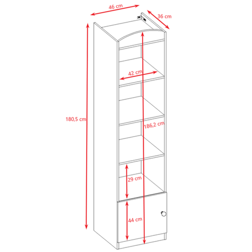 Bibliothèque Enfant - Pistache