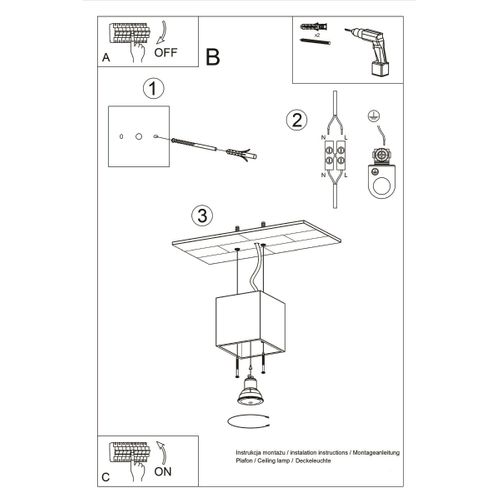 Plafonnier Aluminium Anthracite Gu10 1 Quad