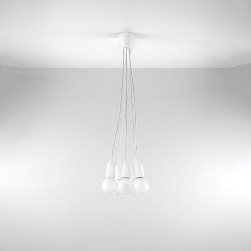 Suspension Pvc Blanc E27 5 Diego
