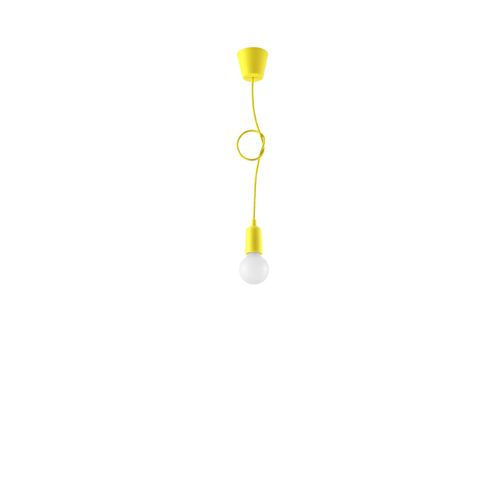 Suspension Pvc Jaune E27 1 Diego