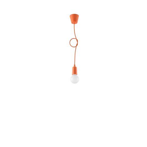 Suspension Pvc Orange E27 1 Diego
