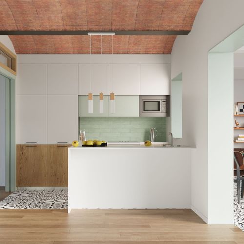 Suspension Acier Bois Naturel/blanc Gu10 2 Pablo