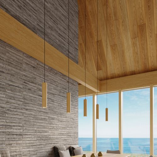 Suspension Bois Bois Naturel Gu10 2 Lino Line