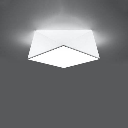 Plafonnier Pvc Blanc E27 2 Hexa