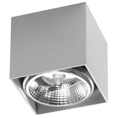 Plafonnier Aluminium Gris Gu10/es111 1 Blake