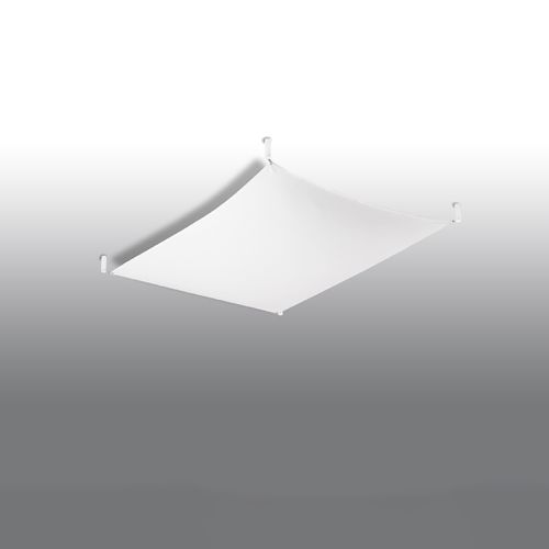 Plafonnier Tissu Blanc G13 1 Luna