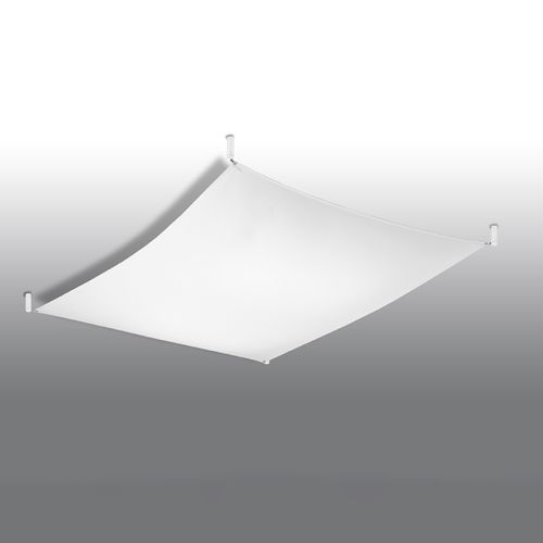 Plafonnier Tissu Blanc G13 3 Luna