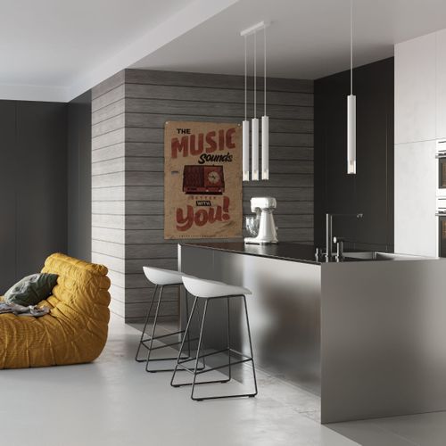 Suspension Acier Blanc G9 1 Wezyr