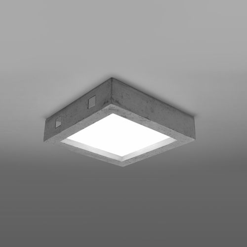 Plafonnier Béton Gris LED 1 Riza