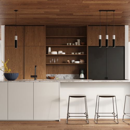 Suspension Acier Gris/noir Gu10 3 Borigio