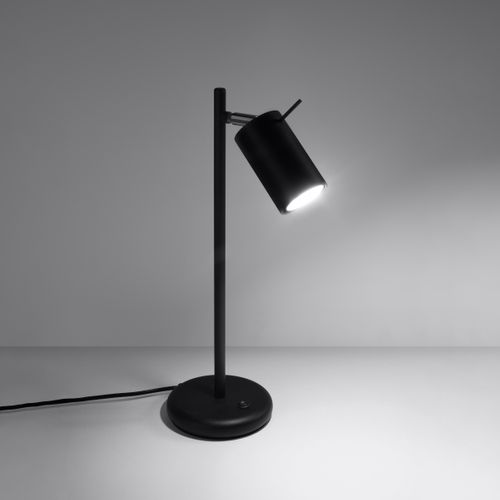 Lampe à Poser Acier Noir Gu10 1 Ring