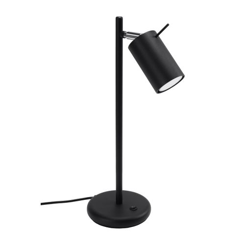 Lampe à Poser Acier Noir Gu10 1 Ring