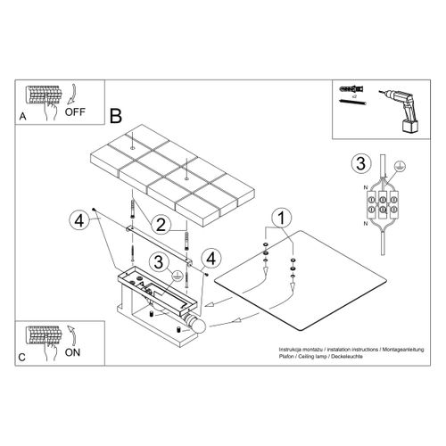 Plafonnier Bois Wengé E27 2 Lappo