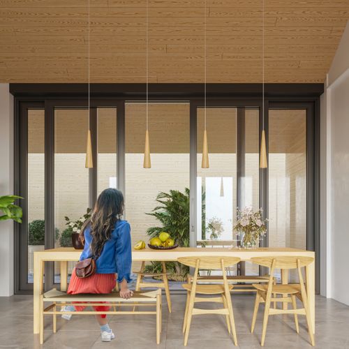 Suspension Bois Bois Naturel Gu10 1 Sula