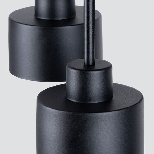 Plafonnier Acier Noir E27 3 Savar