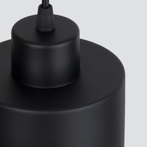 Suspension Acier Noir E27 1 Savar