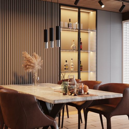 Suspension Acier Noir/chromé Gu10 3 Loopez