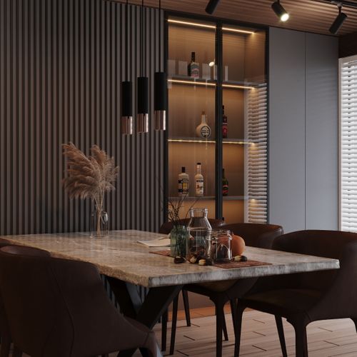 Suspension Acier Noir/cuivre Gu10 3 Loopez