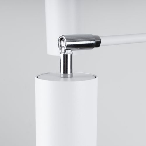 Suspension Acier Blanc Gu10 6 Lemmi