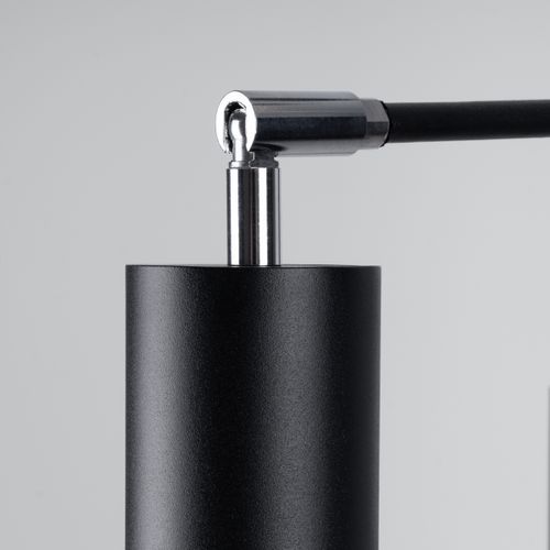 Suspension Acier Noir Gu10 6 Lemmi