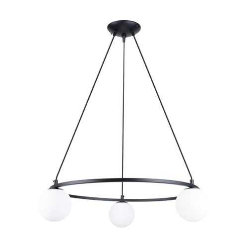 Lustre Acier Noir G9 3 Yoli