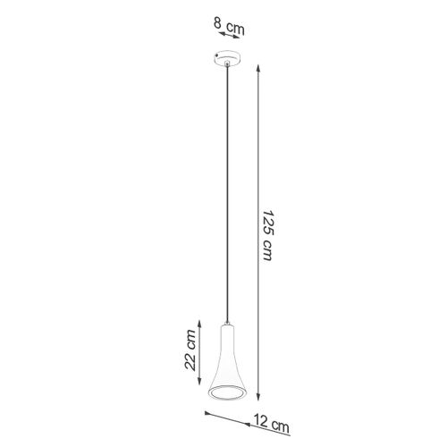 Suspension Béton Gris E14 1 Rea