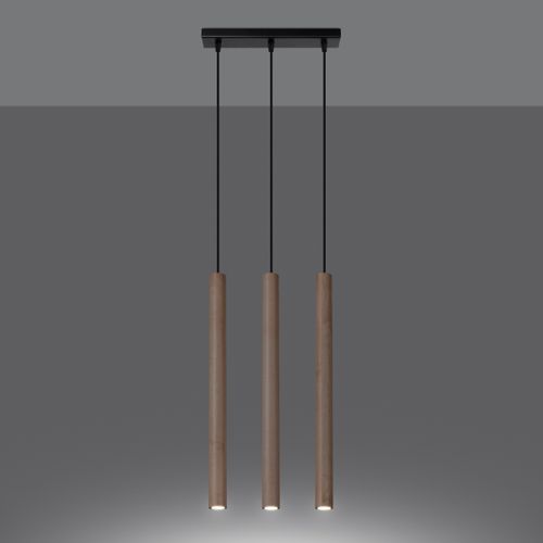 Suspension Acier Bois G9 3 Pastelo Line