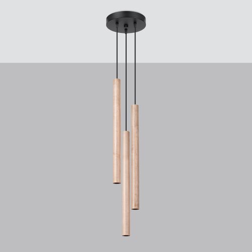 Suspension Acier Bois G9 3 Pastelo