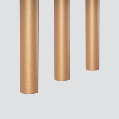 Suspension Acier Doré G9 3 Pastelo Line