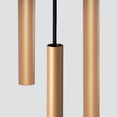 Suspension Acier Doré G9 3 Pastelo