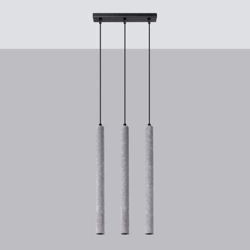 Suspension Béton Gris G9 3 Pastelo Line